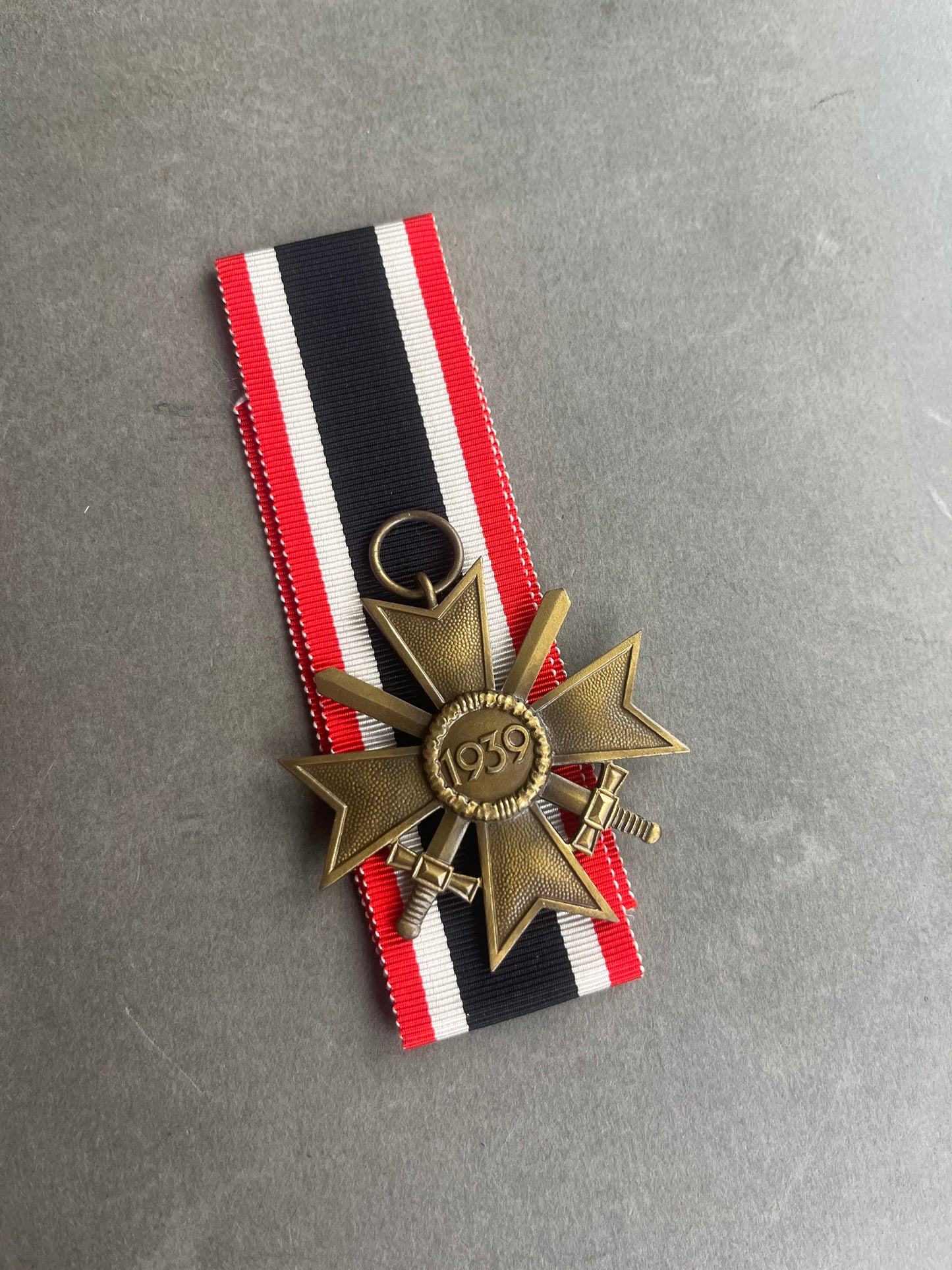 WW2 Tysk Kriegsverdienstkreuz 2. Klasse m. Sværd. Original.