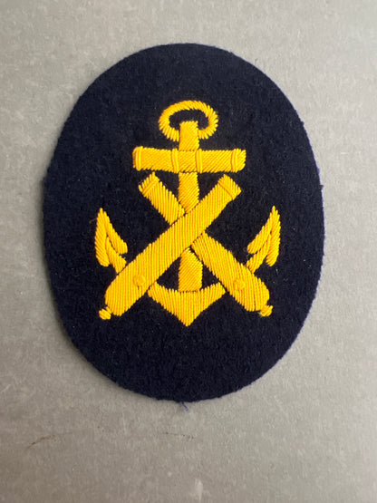 WW2 Tysk Kriegsmarine Specialist Ærmemærke. Med fremstiller. Original.