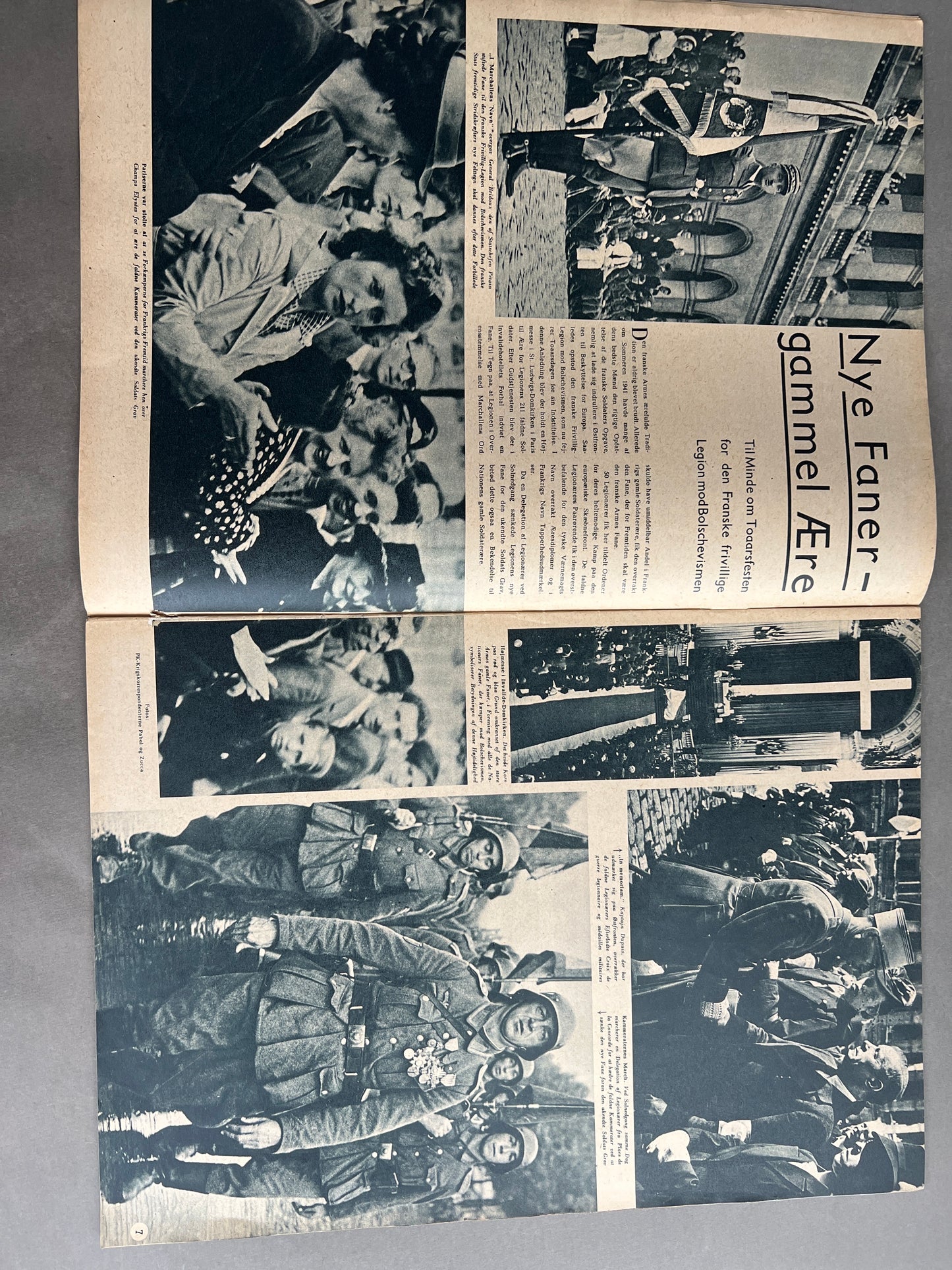 WW2 Tysk/Dansk Signal Blad. Original.