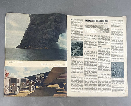 WW2 Tysk Signal Blad. Original.