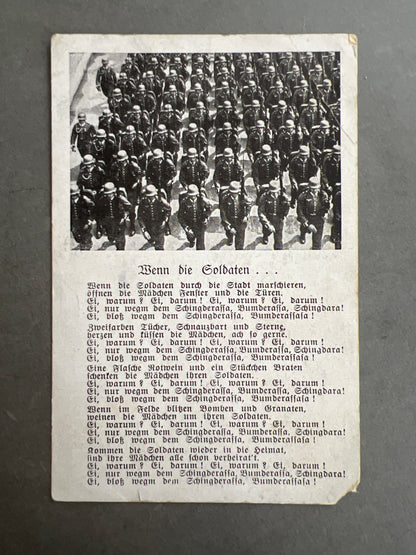 WW2 Tysk Wehrmacht Postkort. Original.