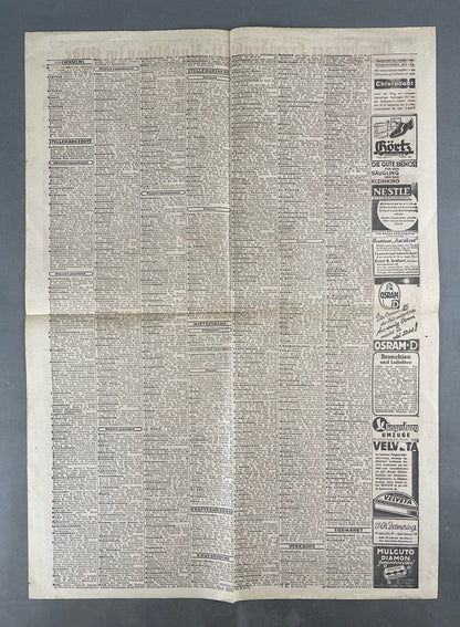 WW2 Tysk Avis/Blad. Original.