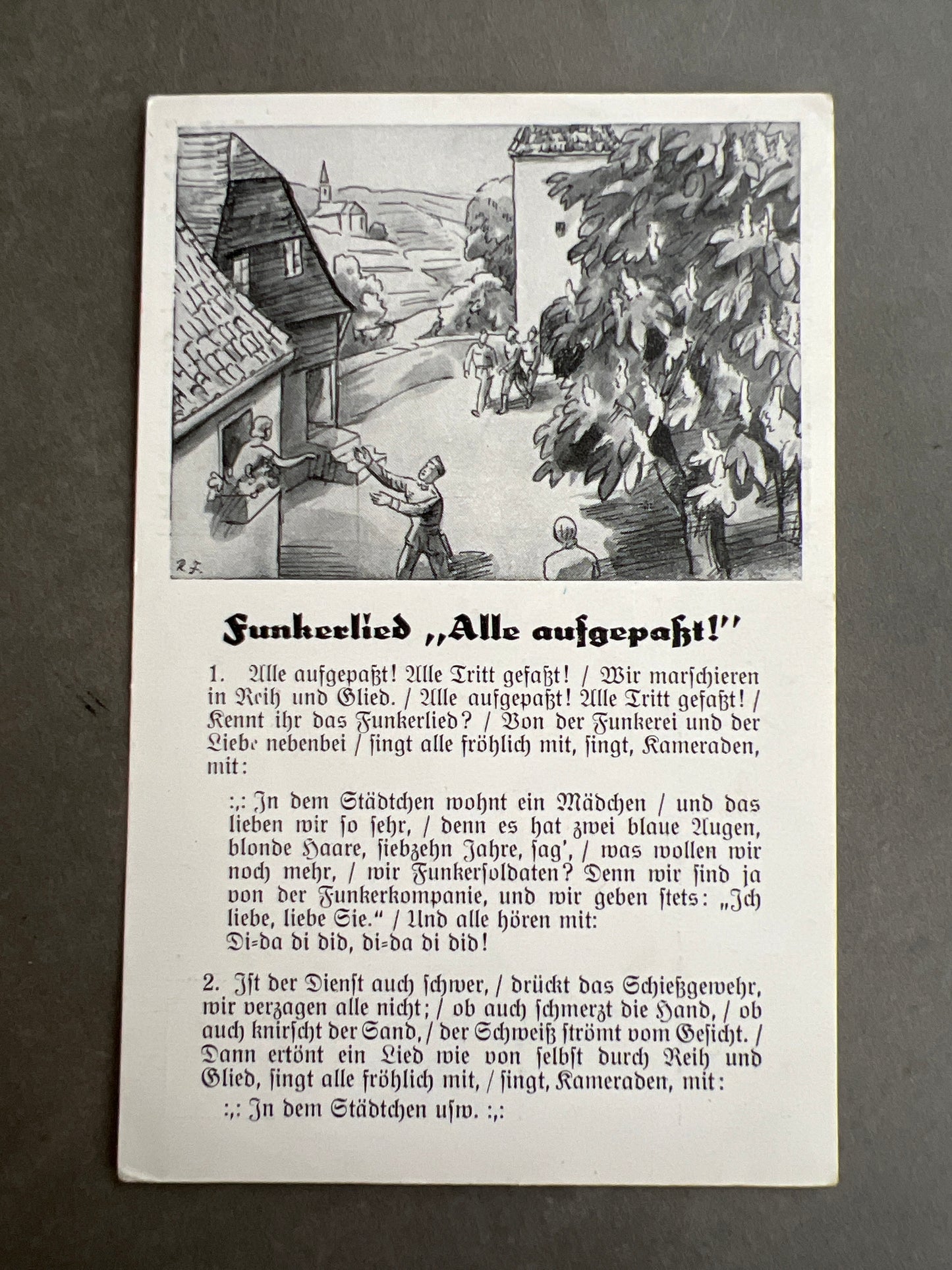 WW2 Tysk Wehrmacht Postkort. Original.