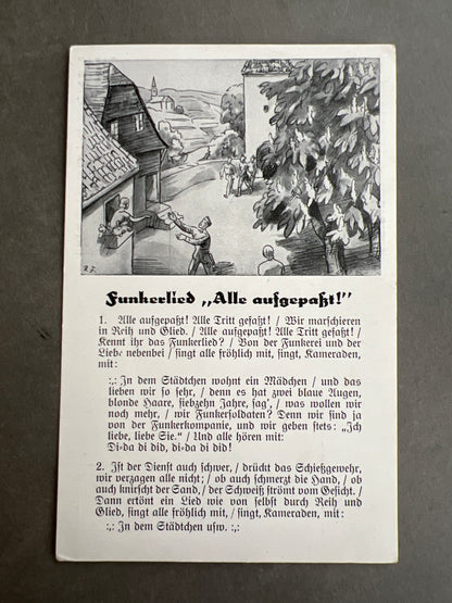 WW2 Tysk Wehrmacht Postkort. Original.