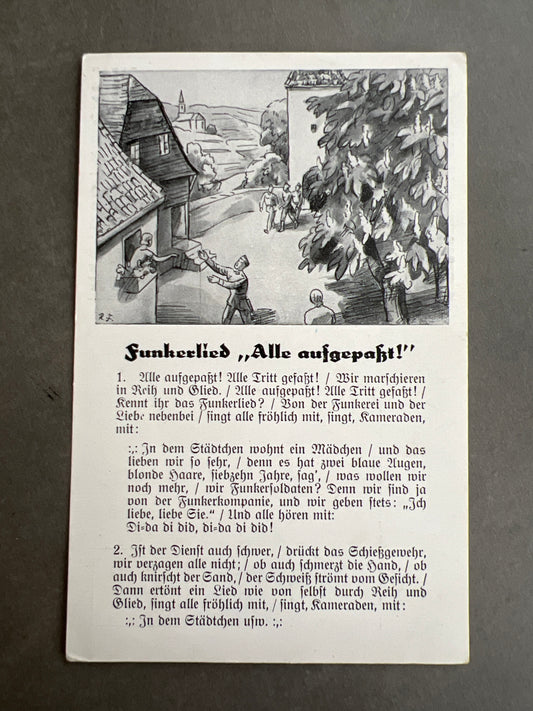WW2 Tysk Wehrmacht Postkort. Original.