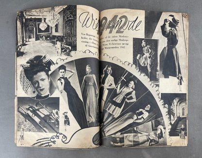 WW2 Dansk Nazistisk "Den Tyske Ugerevy" Blad. Original.