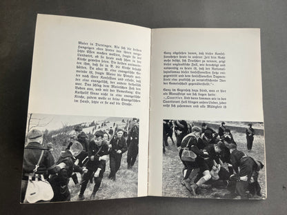 WW2 Tysk HJ Bog. Med Hilsen/Dedikation. Mange gode billeder. Original.