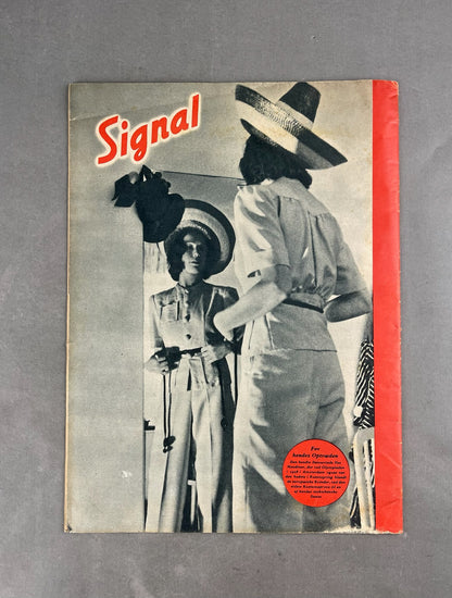 WW2 Tysk Signal Blad. Original.