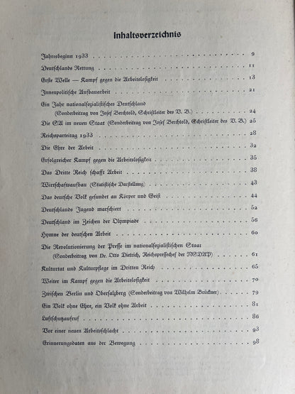 WW2 Tysk NSDAP/RAD "Cigaretten Album". Komplet med alle billeder. Gode billeder SS, SA, HJ, NSDAP mv. Original.