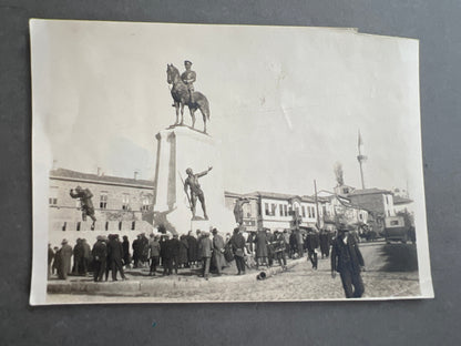 WW2 Tysk Foto af WW1 minde monument. Original
