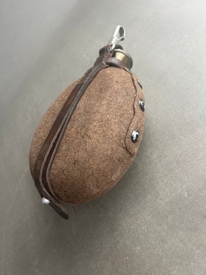 WW2 Tysk Politisk Feltflaske. Godt stemplet med fremstiller og år 1939. Original.