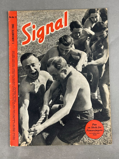 WW2 Tysk Signal Blad. Original.