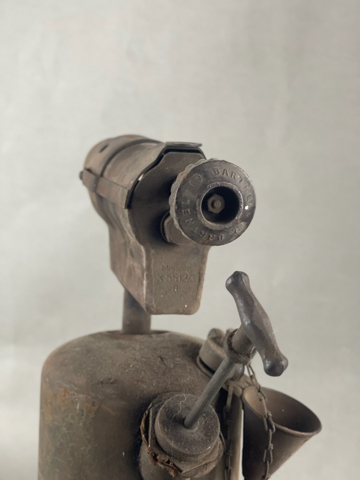 WW2 Tysk Heer "K5512" Heizlampe/Blæselampe. F.eks. brugt til opstart af panzer ved frost. Original.