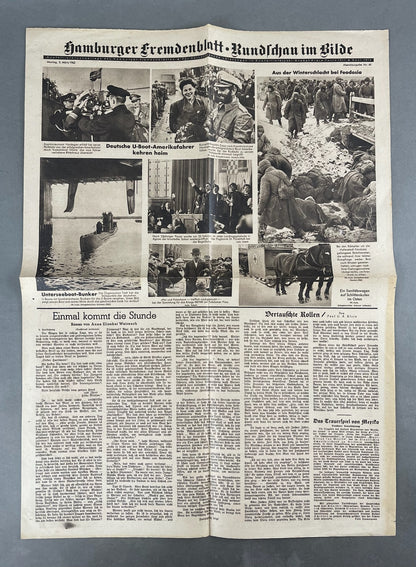 WW2 Tysk Avis/Blad. Original.