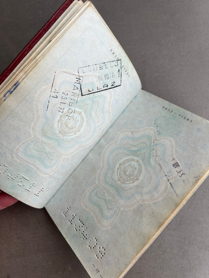 Østtysk DDR Jugoslavisk Pas. Original.