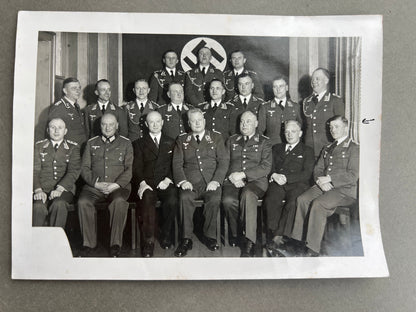 WW2 Tysk Foto. Kuvert-størrelse. Genoptryk.