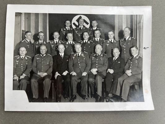 WW2 Tysk Foto. Kuvert-størrelse. Genoptryk.