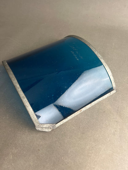 WW2 Tysk "Deutsche Strassenbahn" (Sporvogn) Lygte/Signal glas. Med ørn. A4-størrelse. Original.