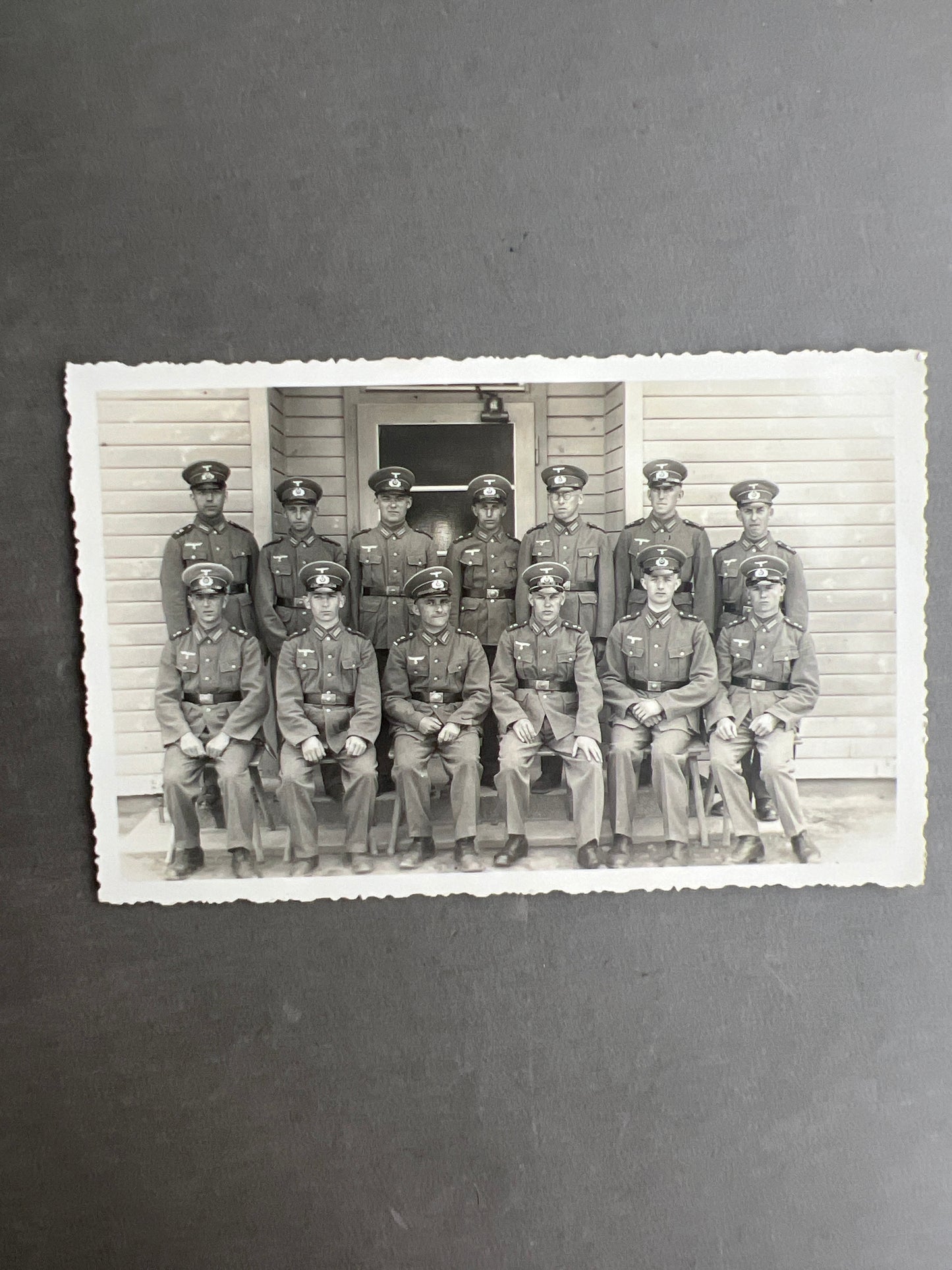 WW2 Tysk Wehrmacht Foto-Postkort. Original.