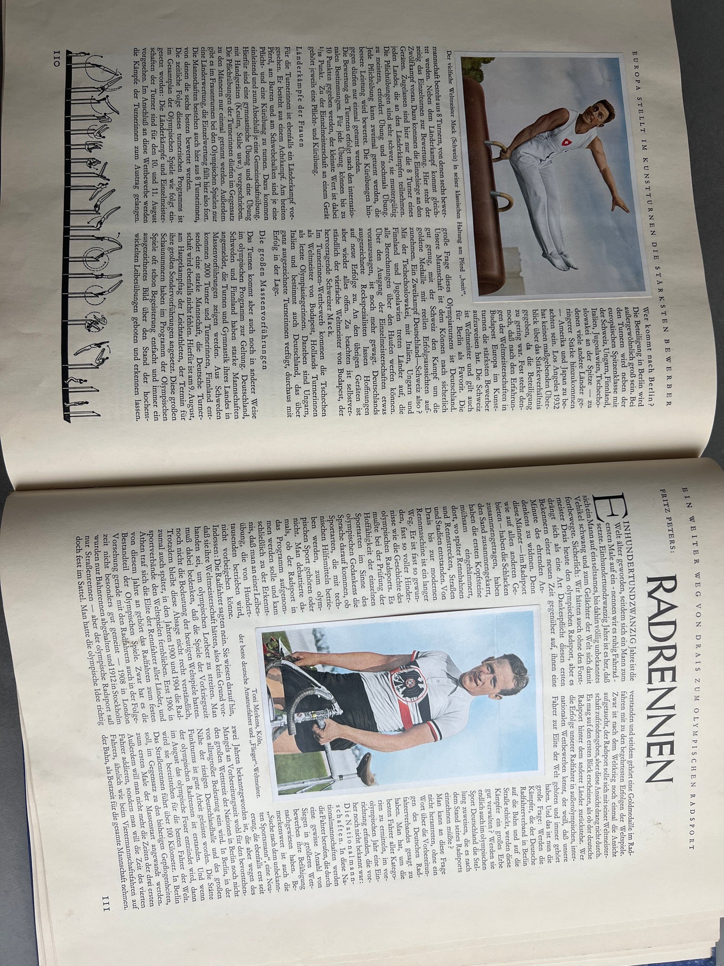 WW2 Tysk Olympiaden 1936 "Cigaretten album". Ikke komplet. Original.