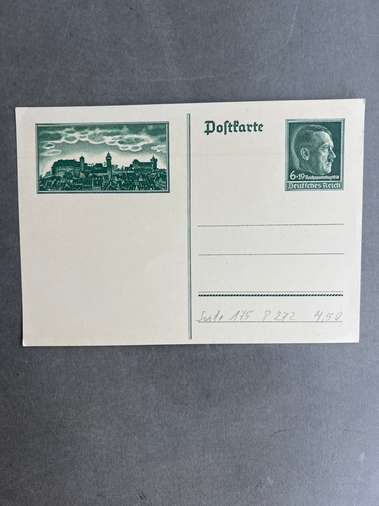 WW2 Tysk Postkort. Original.