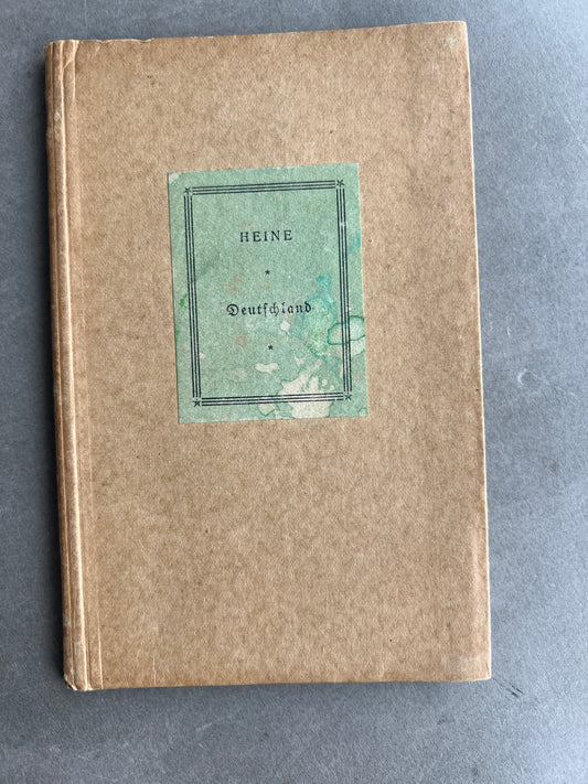 WW1/WW2 Tysk Bog. Original.