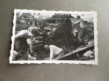 WW2 Tysk Privat Foto fra Fronten. Original.