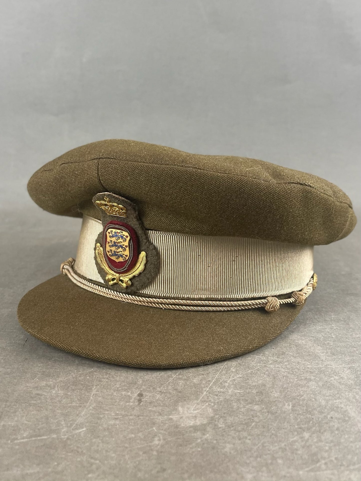 Ældre Dansk Militær Kasket. Original.
