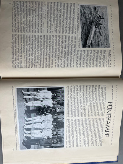 WW2 Tysk Olympiaden 1936 "Cigaretten album". Ikke komplet. Original.