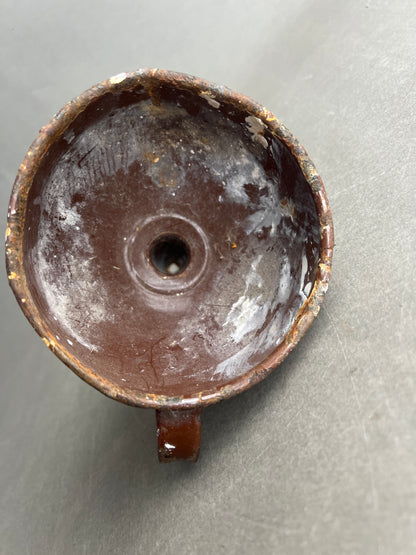 WW2 Tysk Genbrugt Gasmaske filter til at lave en tragt. Original.