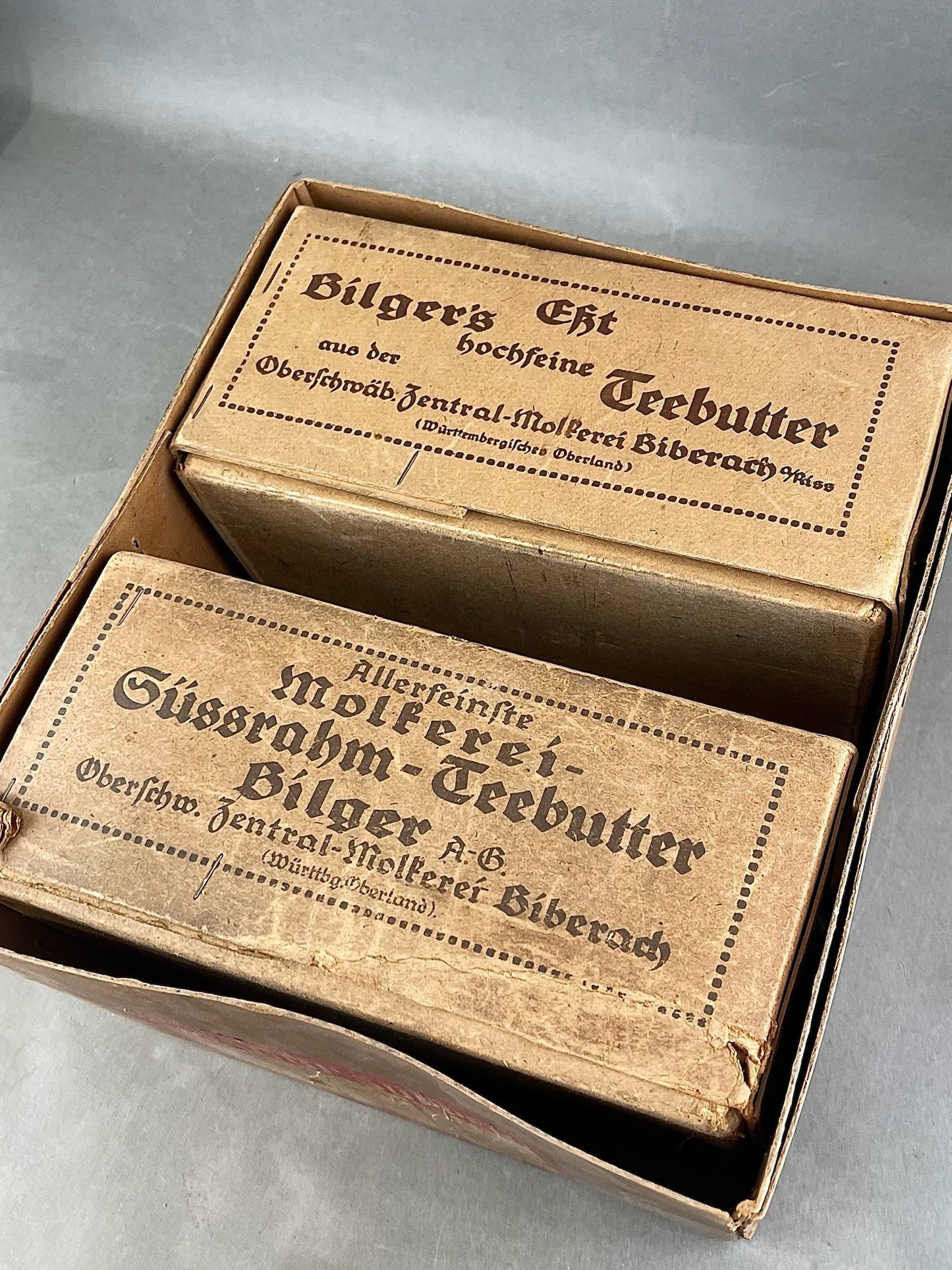 WW2 Tysk Større kasser til forplejning. Sjældne. Original.