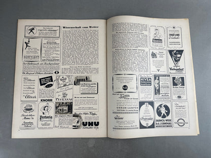 WW2 Tysk "Die Woche" Blad. Original.