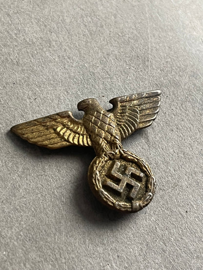 WW2 Tysk Reichsbahn Kasketørn. Original.
