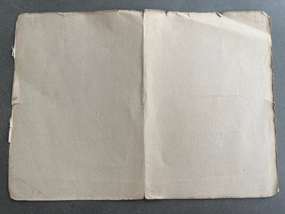 WW2 Tysk Wehrpass-Notiz. Original.