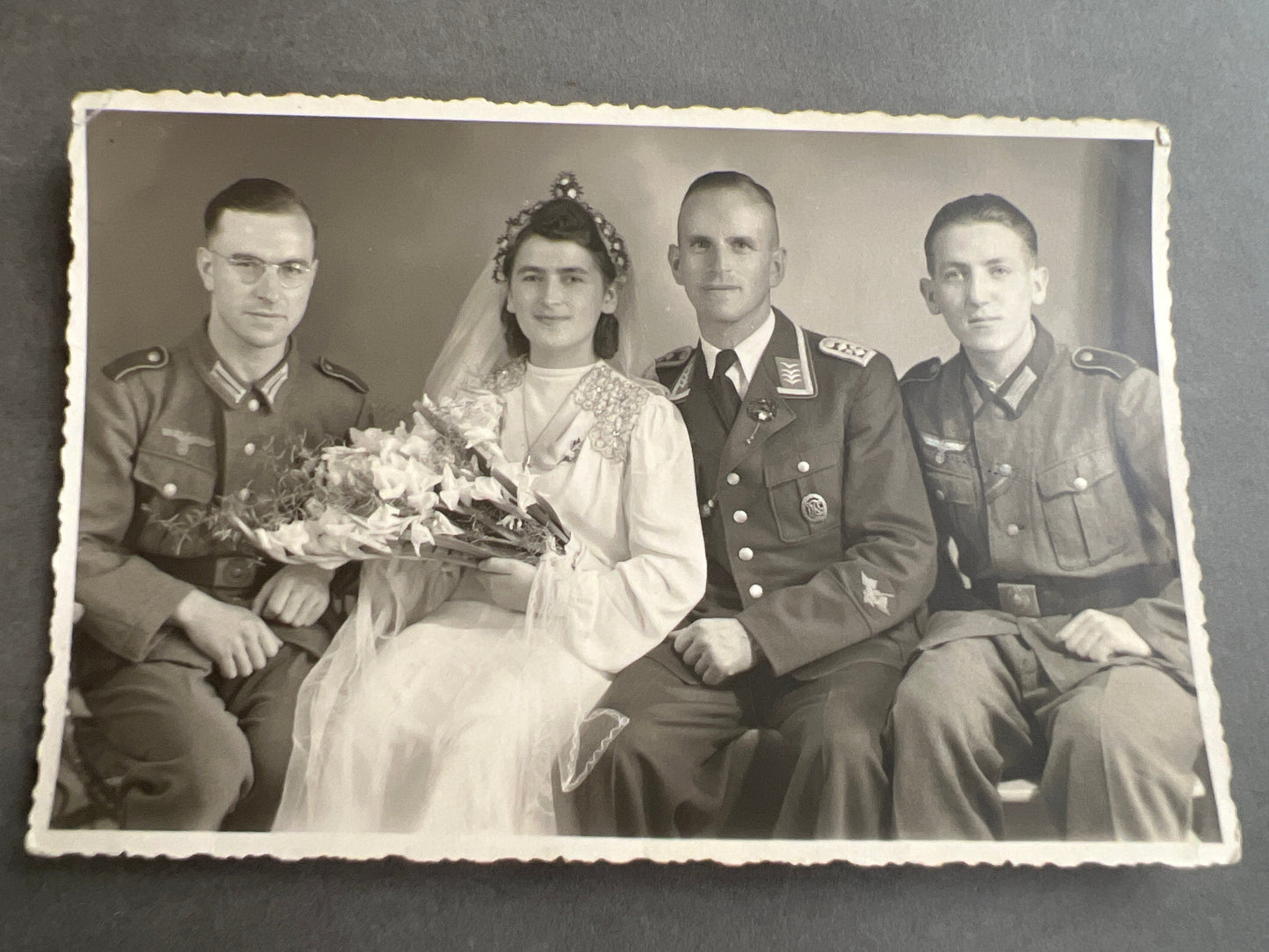 WW2 Tysk Wehrmacht/Luftwaffe Foto-Postkort. Original.