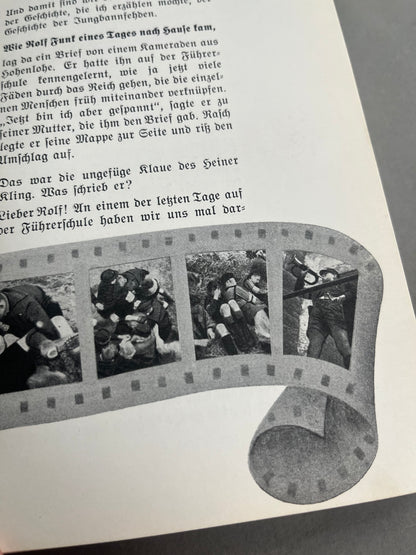 WW2 Tysk HJ Bog. Med Hilsen/Dedikation. Mange gode billeder. Original.
