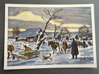 WW2 Tysk Wehrmacht Postkort. Original.