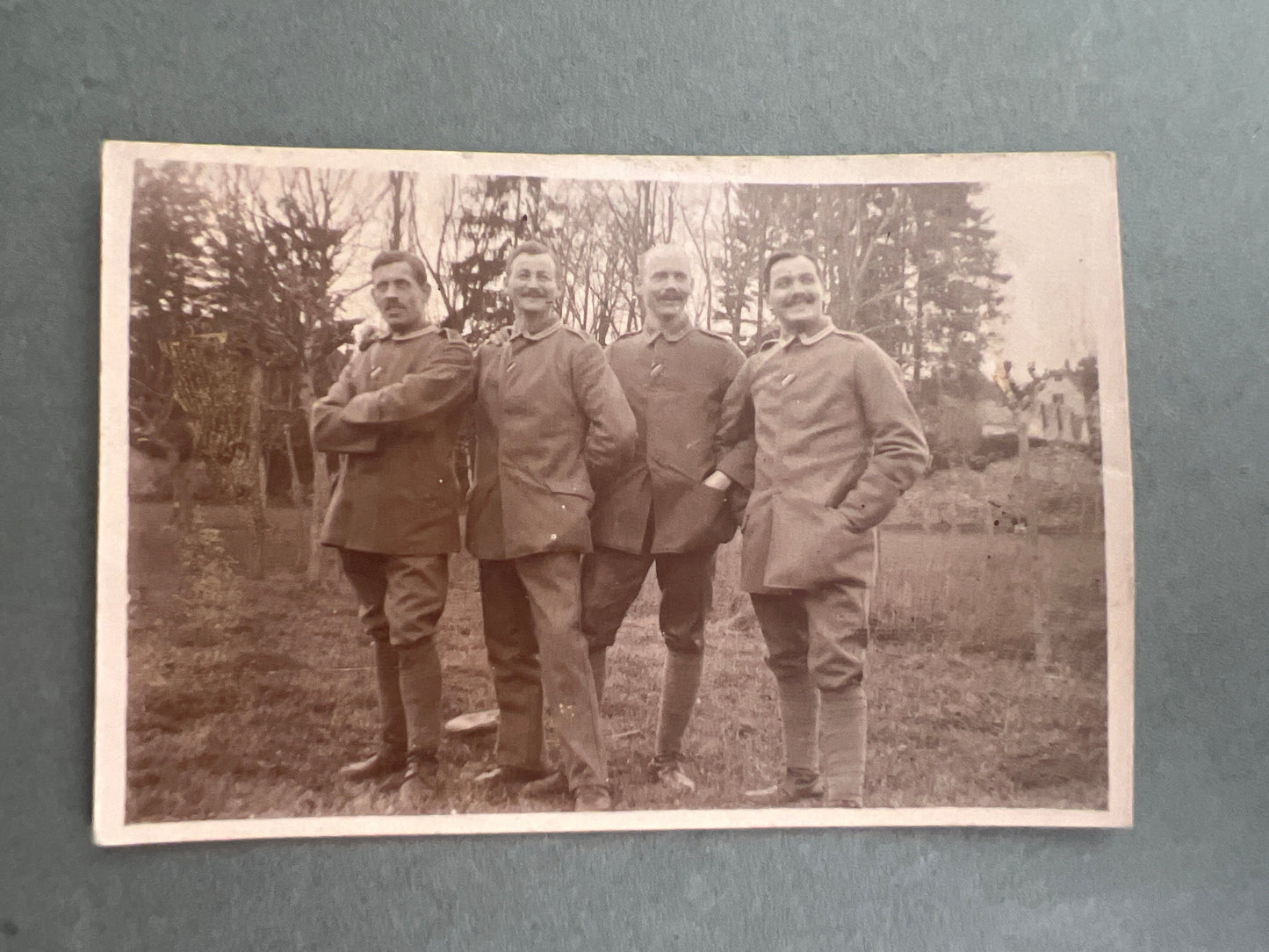 WW1 Tysk Front foto. Original.