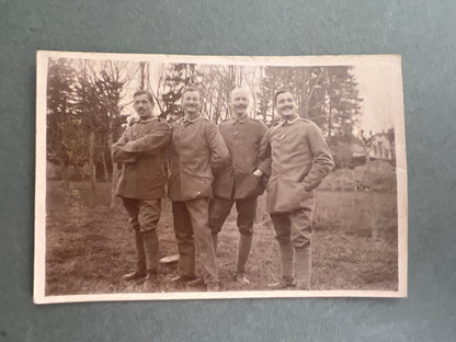 WW1 Tysk Front foto. Original.