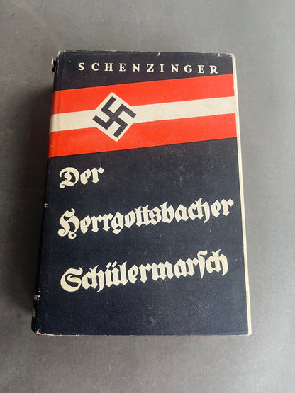 WW2 Tysk HJ Bog. Med Hilsen/Dedikation. Meget tyk. Original.