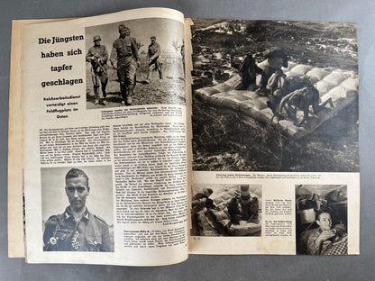 WW2 Tysk "Die Woche" Blad. Kriegsmarine Ubåd forside. Original.