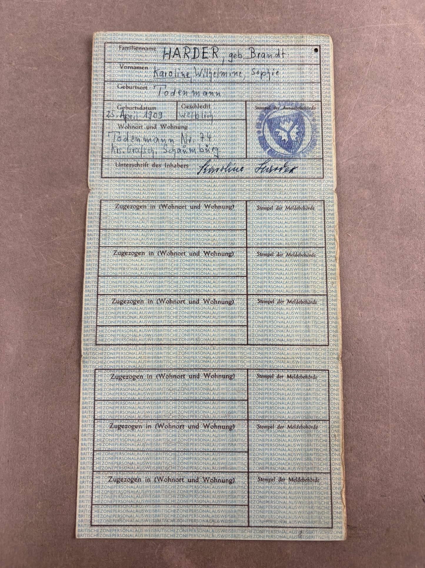 WW2 og Efterkrigs Tysk Blandet Lot. Original.