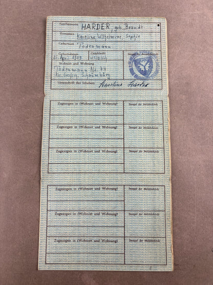WW2 og Efterkrigs Tysk Blandet Lot. Original.