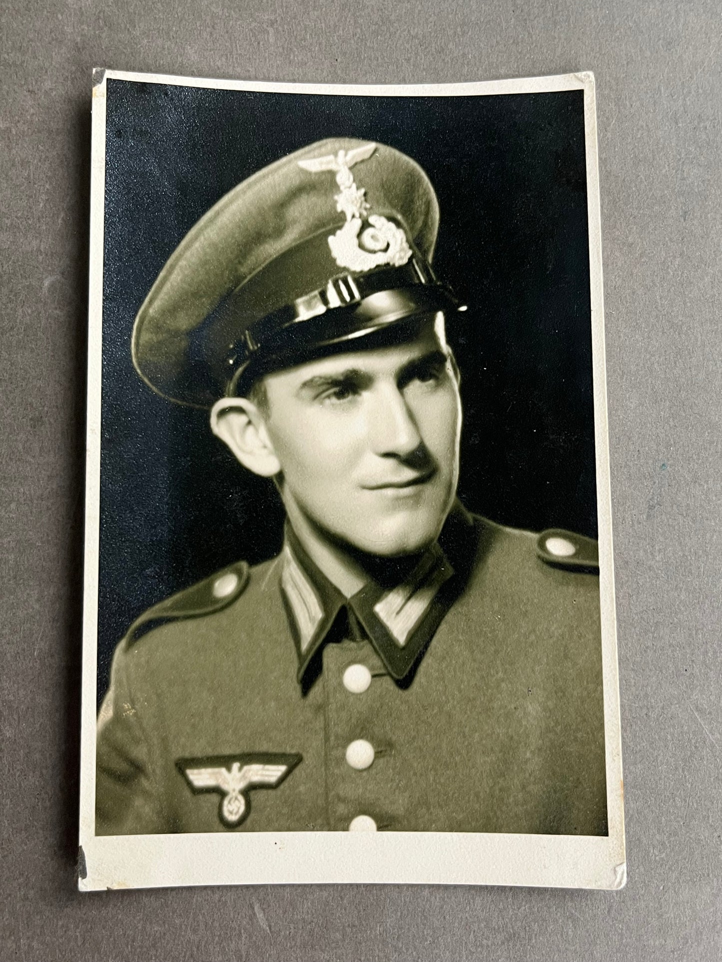 WW2 Tysk Wehrmacht "Gebirgsjäger" Foto-Postkort. Original.