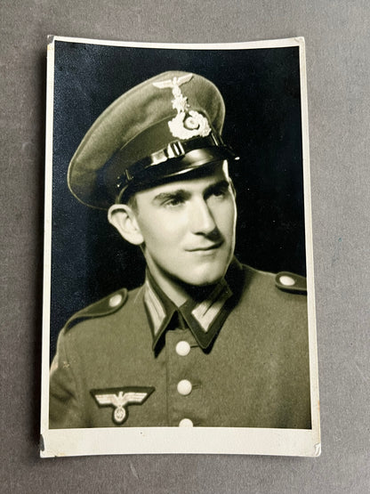 WW2 Tysk Wehrmacht "Gebirgsjäger" Foto-Postkort. Original.