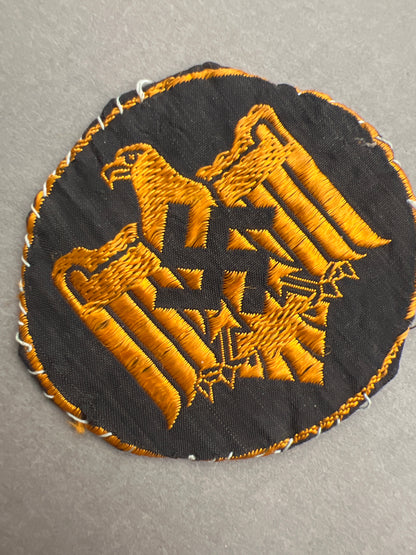 WW2 Tysk DRL Stofmærke. Har været påsyet. Original.