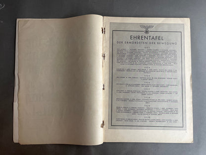 WW2 Tysk SA Blad. Stor A3 størrelse og 127 sider. Sjælden. Mange gode billeder. Original