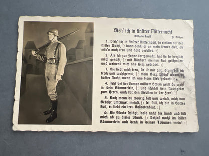 WW2 Tysk Postkort. Wehrmacht motiv. Original.