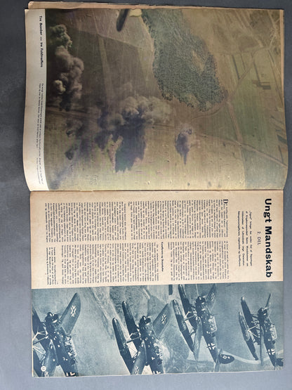 WW2 Tysk/Dansk Signal Blad. Original.