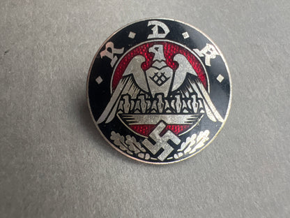 WW2 Tysk R.D.K (Reichsbund der Kinderreichen) Medlemsmærke. Original.